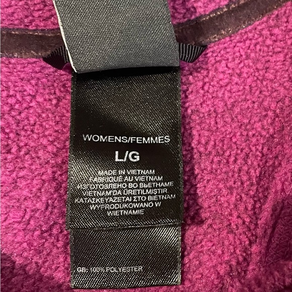 The North Face Women’s Large Pink Fleece Pullover Henley Cozy Outdoor - Picture 7 of 7